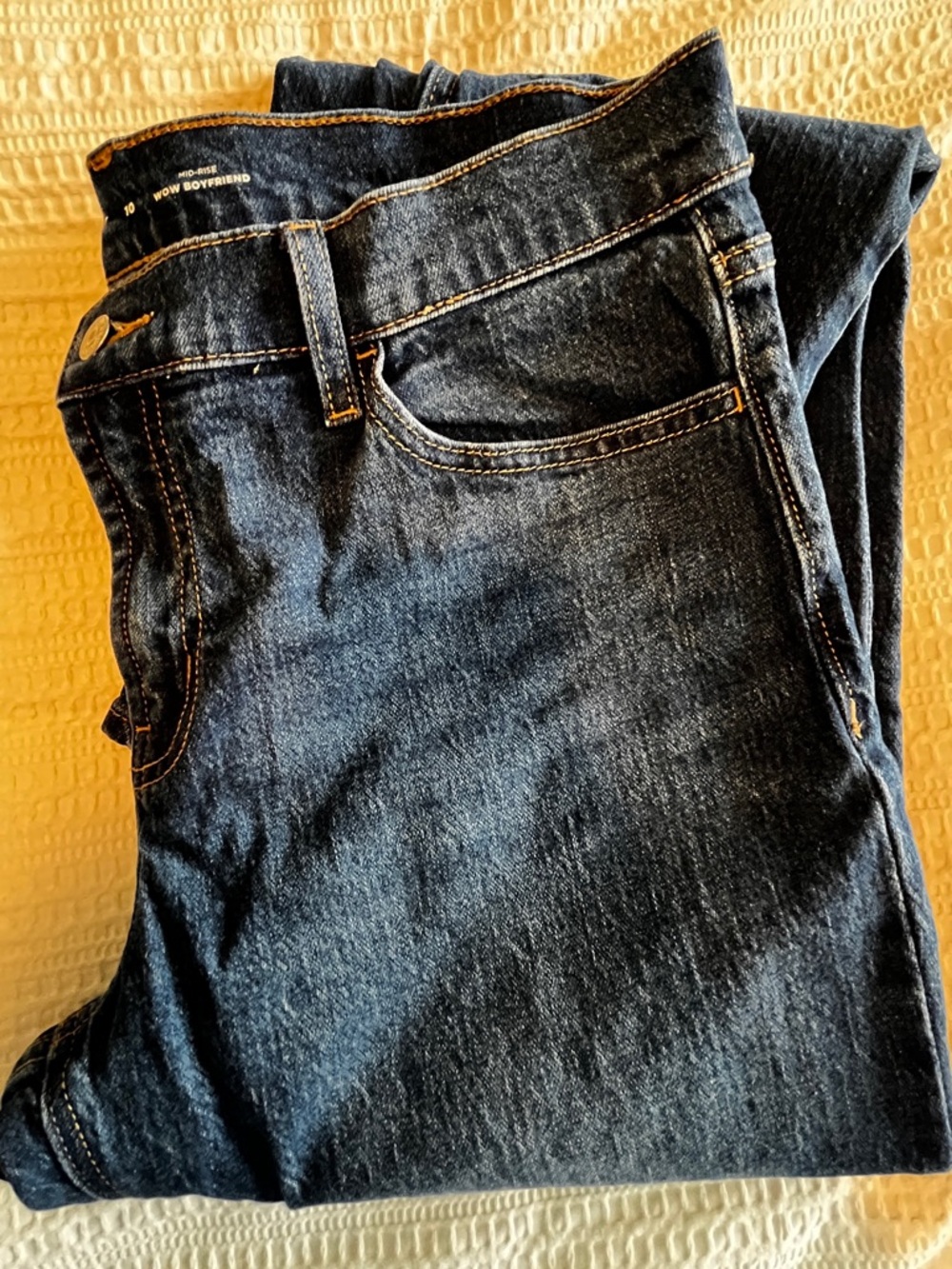 Old Navy Mid Rise Boyfriend Jeans